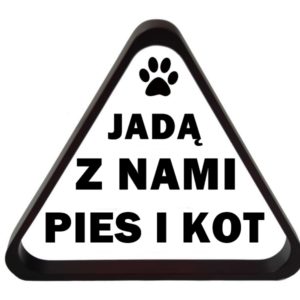 JEDZIE PIES I KOT