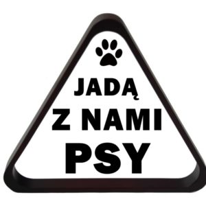 jadą z nami psy