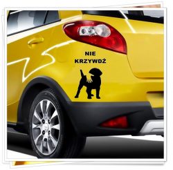 Naklejki samochodowe "nie krzywdź"