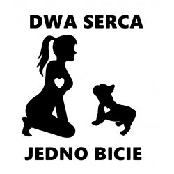 dwa serca buldog francuski